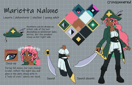 Marietta ref sheet (OC)